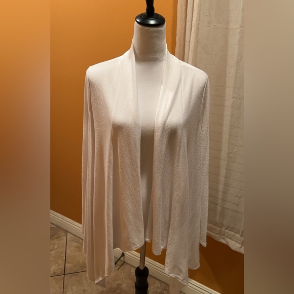 Banana Republic Sweaters - Banana Republic | Women’s White Asymmetrical Cardigan Sweater Top Small